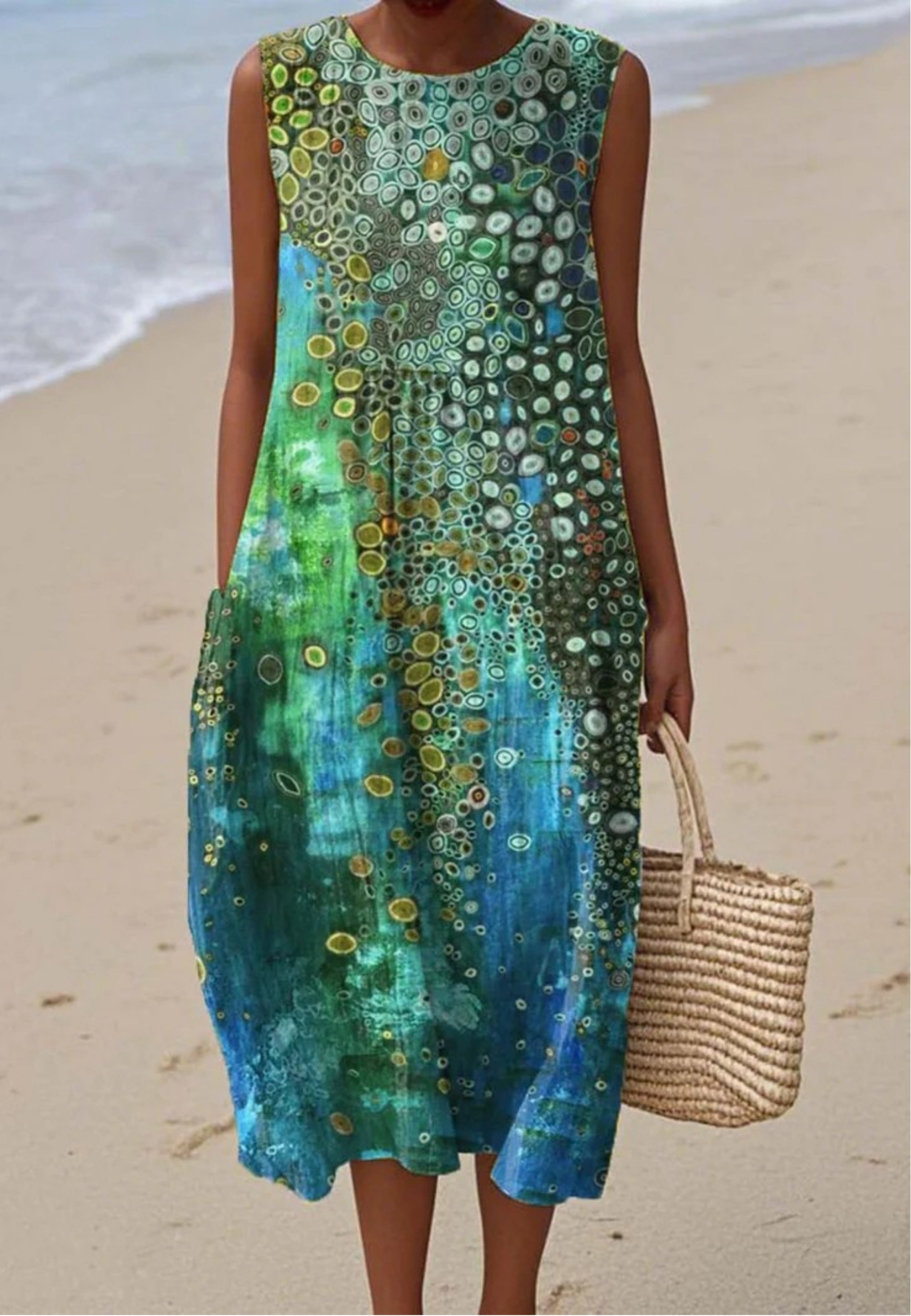 Nora - Dress with Abstract Pattern